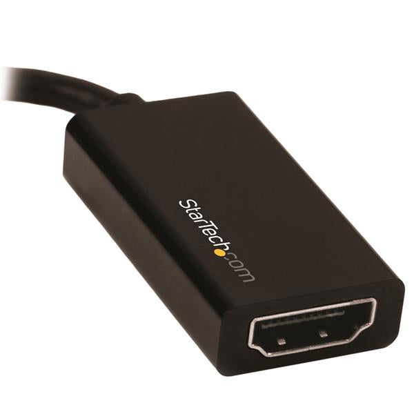 StarTech.com MDP2HD4K60S adaptador de cable de vídeo 0.148 m Negro