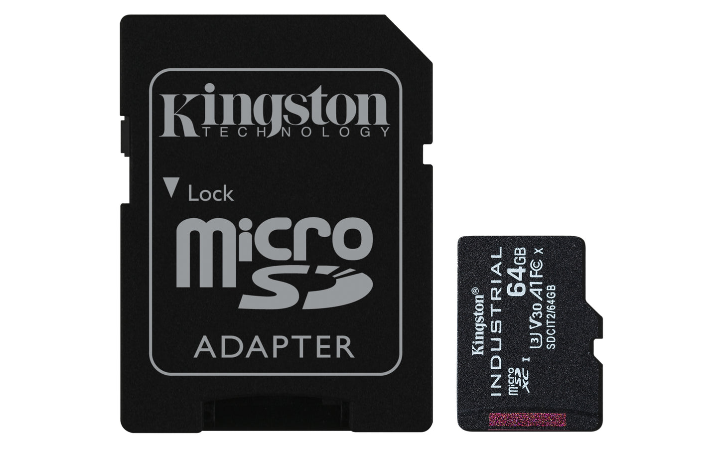 Memoria Micro SDHC Kingston Industrial 64GB C10 A1 pSLC SDCIT2/64 GB
