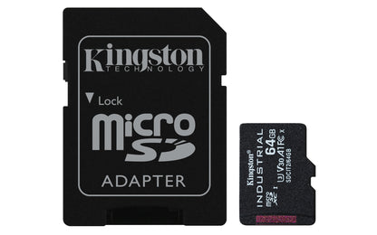 Memoria Micro SDHC Kingston Industrial 64GB C10 A1 pSLC SDCIT2/64 GB