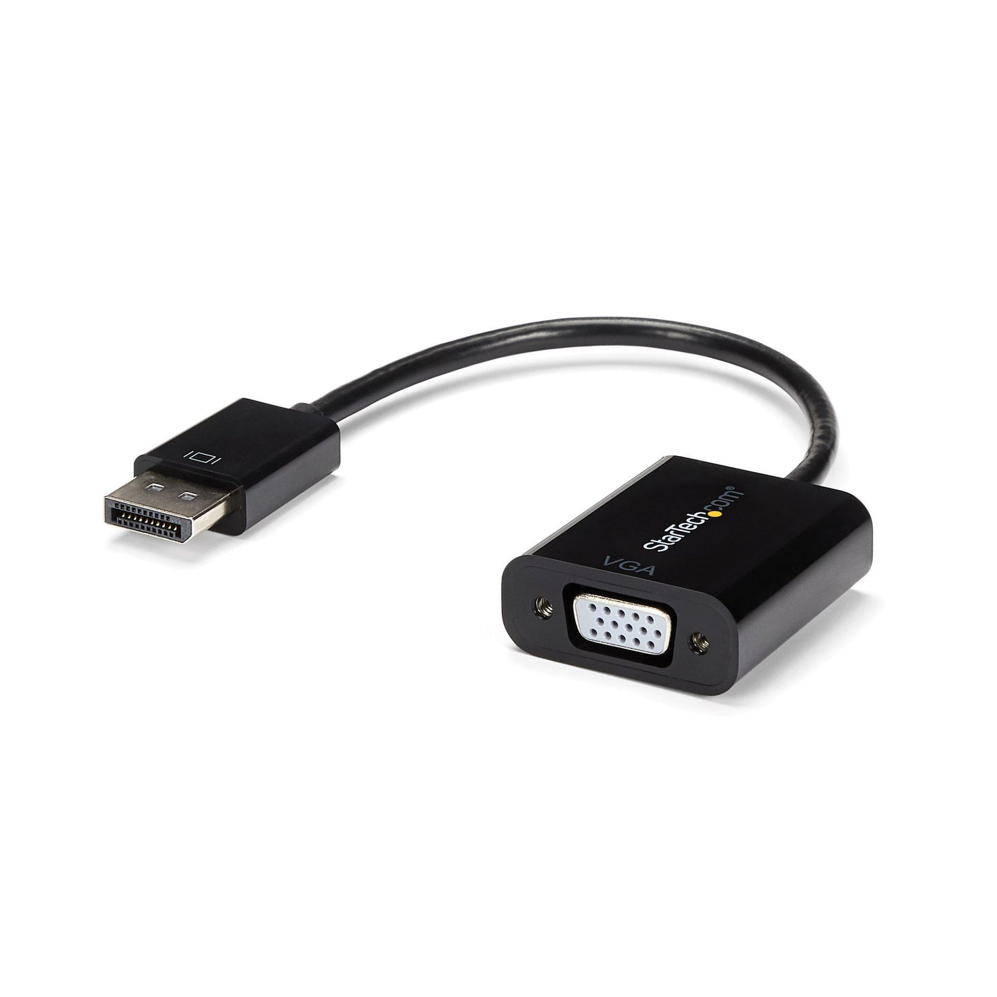 StarTech.com DP2VGA3 adaptador de cable de vídeo 0.1 m VGA (D-Sub) Negro