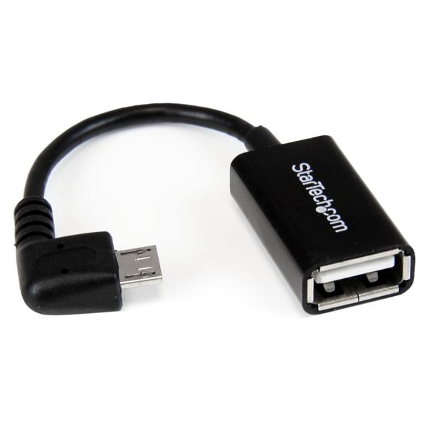 StarTech.com UUSBOTGRA cable USB USB 2.0 0.127 m Micro-USB B 0.48 Gbit/s Negro