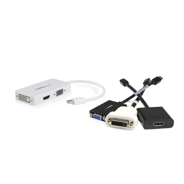 StarTech.com MDP2VGDVHDW adaptador de cable de vídeo 0.15 m DVI-D + VGA (D-Sub) + HDMI