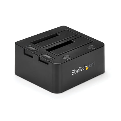 StarTech.com SDOCK2U33 base de conexión para disco duro USB 3.2 Gen 1 (3.1 Gen 1) Type-B Negro
