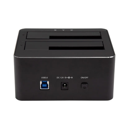 StarTech.com SDOCK2U33V base de conexión para disco duro USB 3.2 Gen 1 (3.1 Gen 1) Type-B Negro