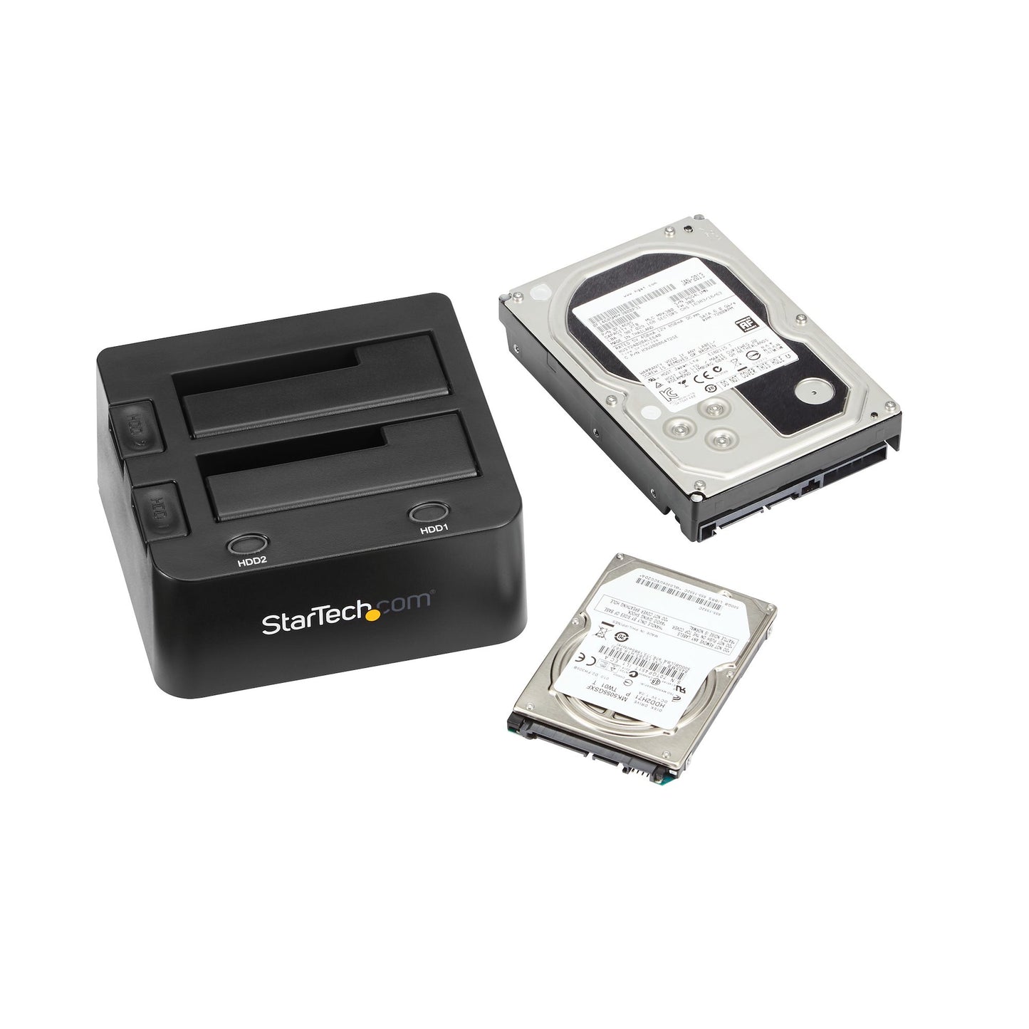 StarTech.com SDOCK2U33 base de conexión para disco duro USB 3.2 Gen 1 (3.1 Gen 1) Type-B Negro