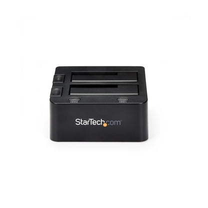StarTech.com SDOCK2U33 base de conexión para disco duro USB 3.2 Gen 1 (3.1 Gen 1) Type-B Negro