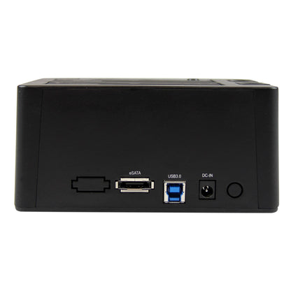 StarTech.com SDOCK2U33EB base de conexión para disco duro USB 3.2 Gen 1 (3.1 Gen 1) Type-B Negro