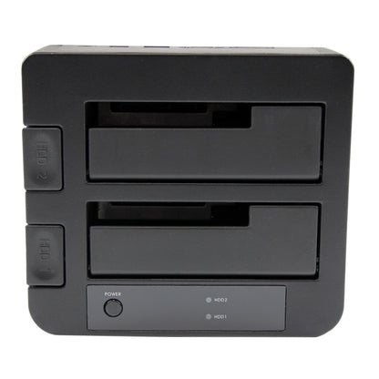 StarTech.com SDOCK2U33EB base de conexión para disco duro USB 3.2 Gen 1 (3.1 Gen 1) Type-B Negro