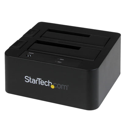 StarTech.com SDOCK2U33EB base de conexión para disco duro USB 3.2 Gen 1 (3.1 Gen 1) Type-B Negro