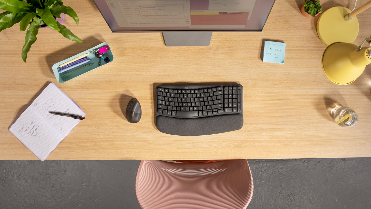 Mouse Logitech Lift Left Ergonómico Vertical 1000dpi Color Grafito