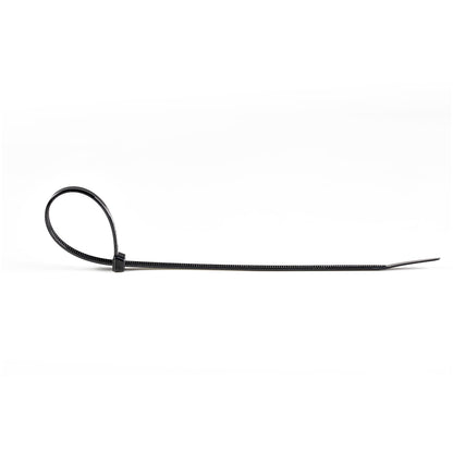 StarTech.com CBMZT10B sujeción para cable Abrazadera de cable liberable Nylon, Plástico Negro 100 pieza(s)