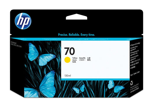 Tinta HP LF 70 Amarillo DesignJet Z2100 Z3100 130ML