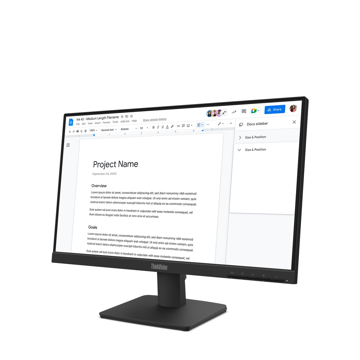 Lenovo ThinkVision S22-4e monitor de computadora 54.6 cm (21.5") 1920 x 1080 Pixeles Full HD LED Negro
