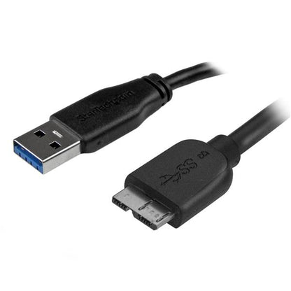 StarTech.com USB3AUB2MS cable USB USB 3.2 Gen 1 (3.1 Gen 1) 2 m USB A Micro-USB B 5 Gbit/s Negro