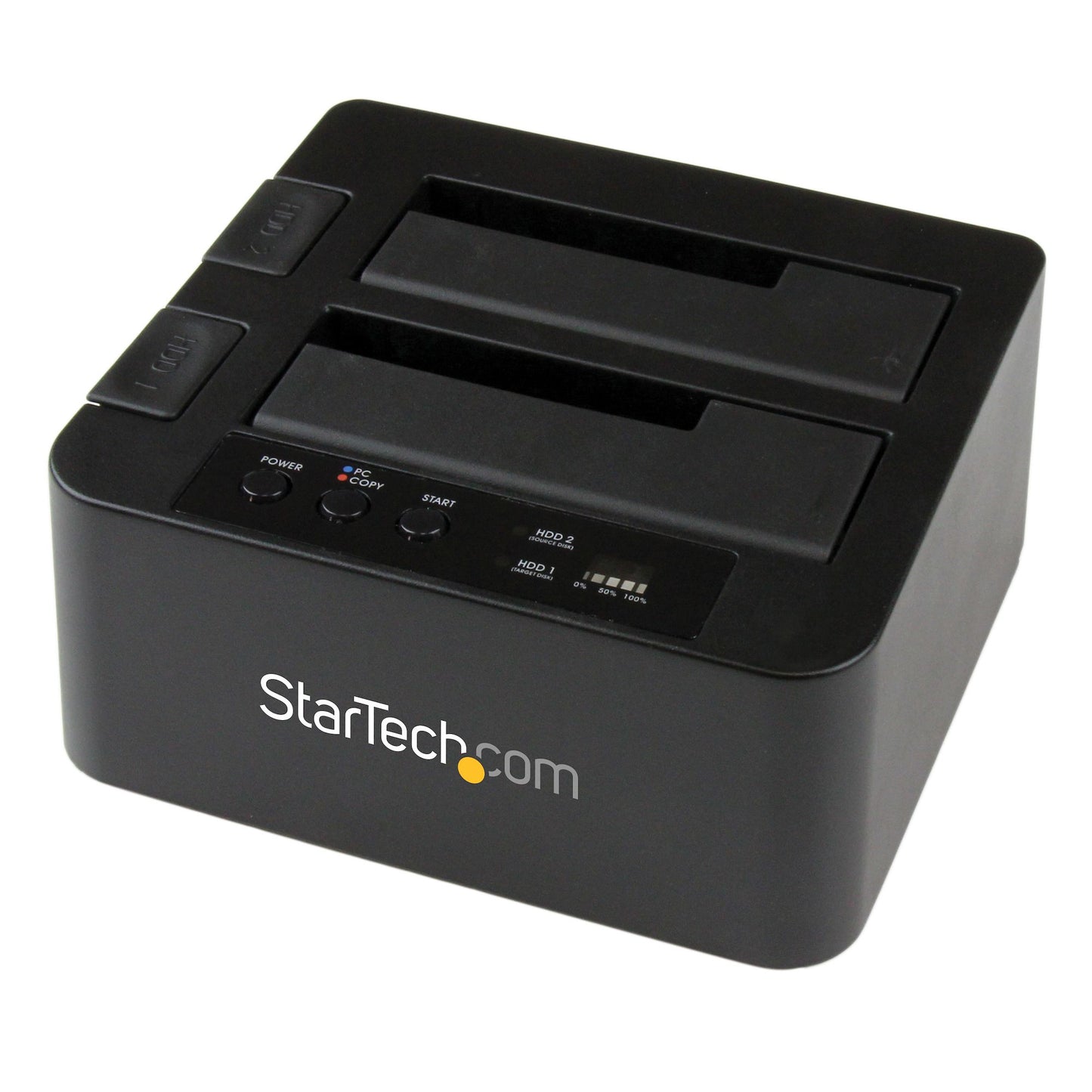 StarTech.com SDOCK2U33RE duplicador de datos o soporte Duplicador de HDD/SSD Negro 1 copias