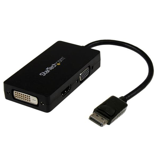 StarTech.com DP2VGDVHD adaptador de cable de vídeo 0.15 m Negro