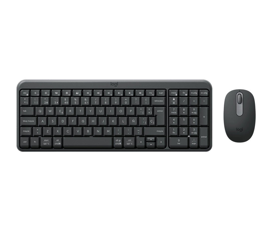 Teclado y Mouse Logitech MK250 Combo Bluetooth Graphite