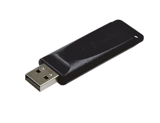 Memoria USB VERBATIM Flash 2.0 Slider 32GB - Negro