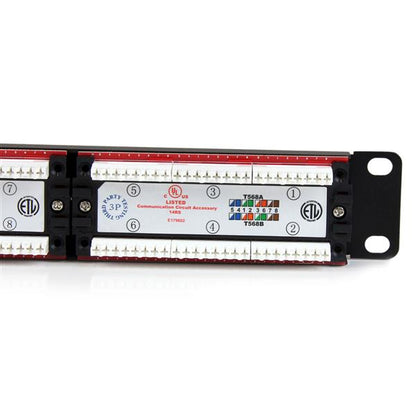 StarTech.com C6PANEL24 panel de parcheo