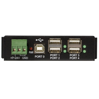 StarTech.com ST4200USBM nodo concentrador USB 2.0 Type-B 480 Mbit/s Negro