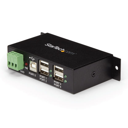 StarTech.com ST4200USBM nodo concentrador USB 2.0 Type-B 480 Mbit/s Negro