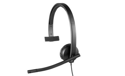 Logitech 981-000570 audífono y auriculare Auriculares Alámbrico Diadema Oficina/Centro de llamadas Negro