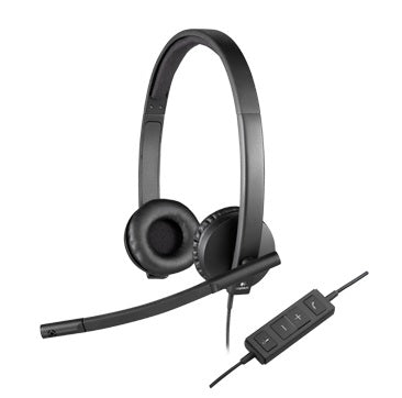 Logitech USB Headset H570e Auriculares Alámbrico Diadema Oficina/Centro de llamadas Negro