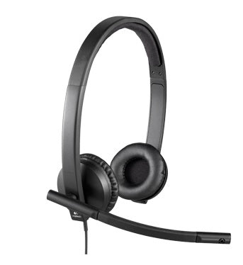 Logitech USB Headset H570e Auriculares Alámbrico Diadema Oficina/Centro de llamadas Negro