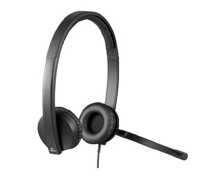 Logitech USB Headset H570e Auriculares Alámbrico Diadema Oficina/Centro de llamadas Negro