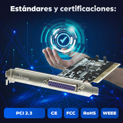Manhattan 158220 tarjeta o adaptador de interfaz Interno
