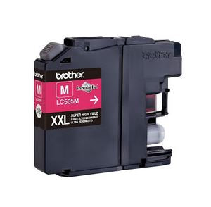 Tinta Brother LC505M Súper Alto Rendimiento Hasta 1300 Páginas Color Magenta