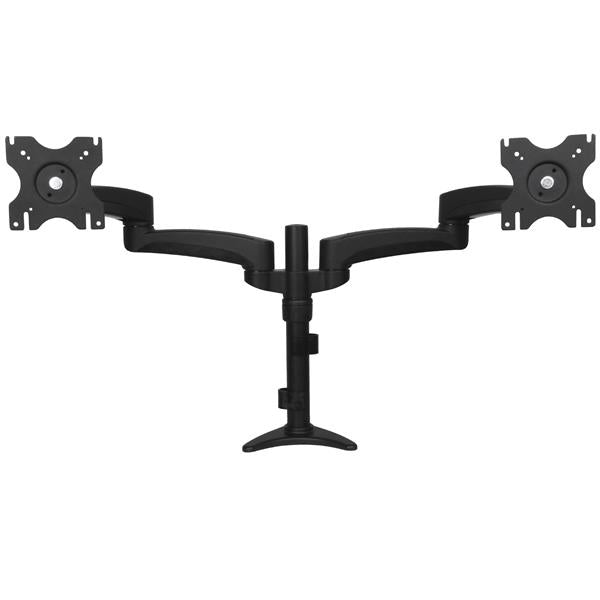 StarTech.com ARMDUAL soporte para pantalla plana 61 cm (24") Escritorio Negro