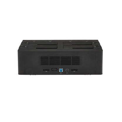 StarTech.com SDOCK4U33 base de conexión para disco duro USB 3.2 Gen 1 (3.1 Gen 1) Type-B Negro