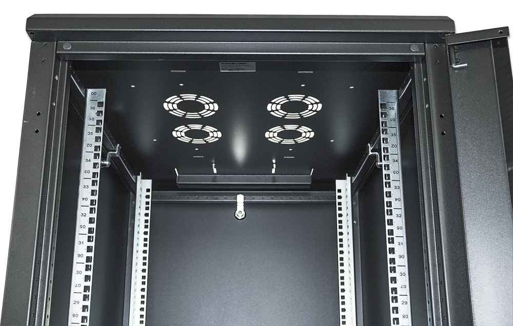 Intellinet 713108 armario rack Rack o bastidor independiente Negro