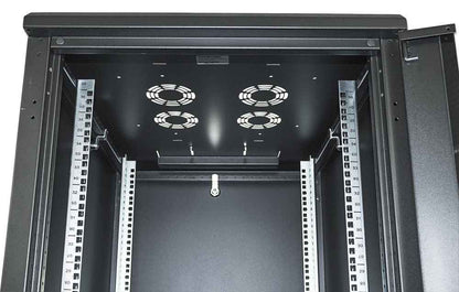 Intellinet 713108 armario rack Rack o bastidor independiente Negro