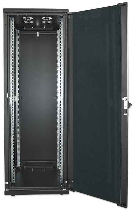Intellinet 713108 armario rack Rack o bastidor independiente Negro