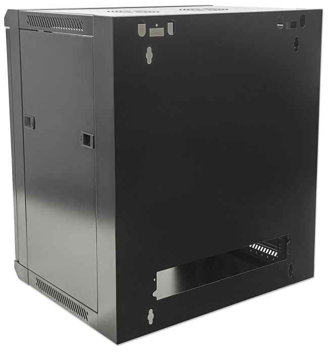 Intellinet 711715 armario rack Bastidor de pared Negro