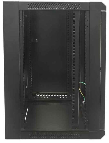 Intellinet 711715 armario rack Bastidor de pared Negro