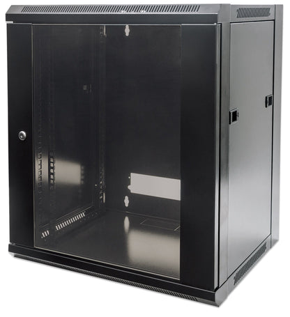 Intellinet 711869 armario rack 12U Bastidor de pared Negro