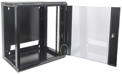 Intellinet 711869 armario rack 12U Bastidor de pared Negro