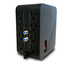 Regulador de voltaje CDP R2CU-AVR1008 1000VA/500W indicadores LED de funcionamiento 8  NEMA 5-15R y 4 puertos USB
