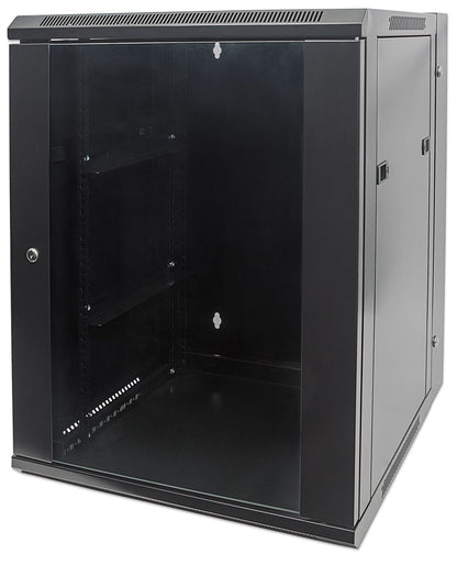 Intellinet 711845 armario rack 9U Bastidor de pared Negro