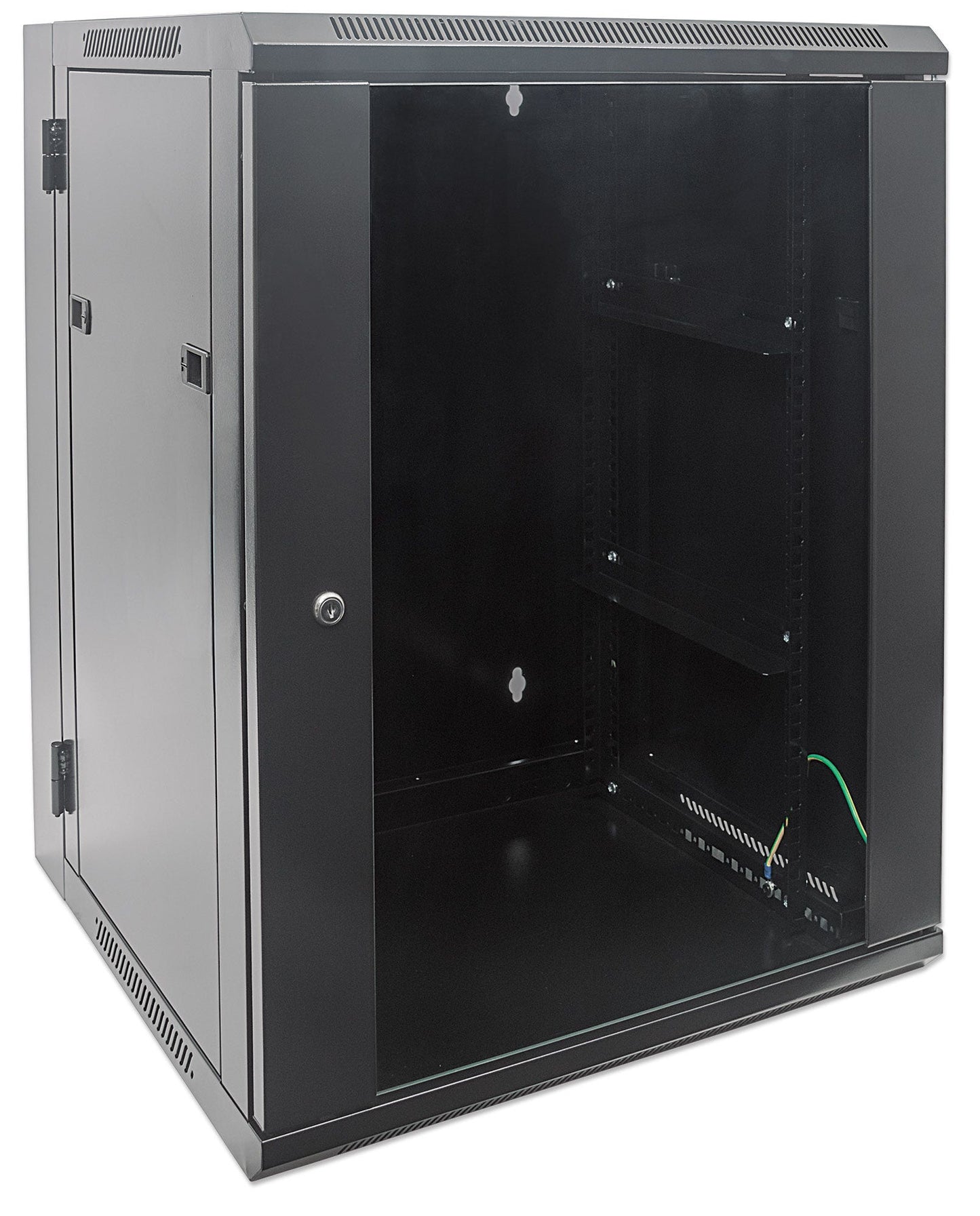 Intellinet 711845 armario rack 9U Bastidor de pared Negro