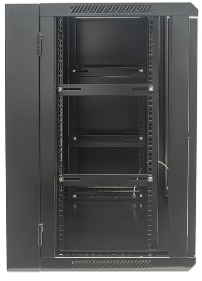 Intellinet 711845 armario rack 9U Bastidor de pared Negro