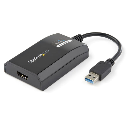 StarTech.com USB32HDPRO adaptador gráfico USB 1920 x 1200 Pixeles Negro