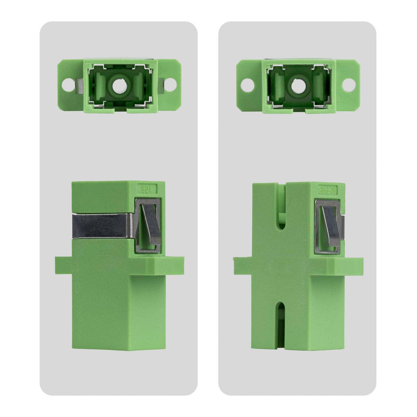 StarTech.com SIMPLEXSCAPCF adaptador de fibra óptica 10 pieza(s) Verde