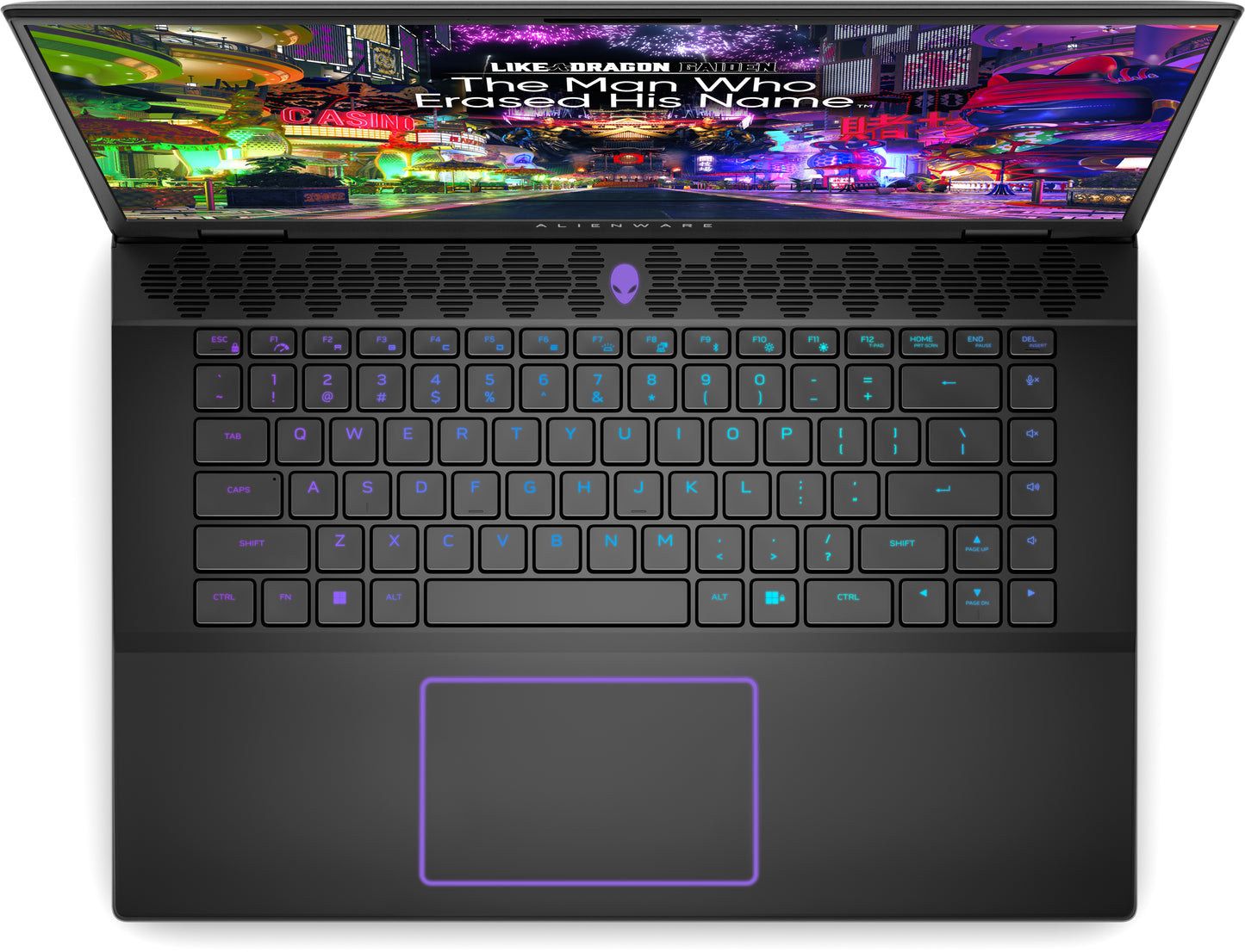 Alienware m16 R2 Intel Core Ultra 7 155H Computadora portátil 40.6 cm (16") Quad HD+ 16 GB DDR5-SDRAM 1 TB SSD NVIDIA GeForce RTX 4050 Wi-Fi 7 (802.11be) Windows 11 Home Español Negro