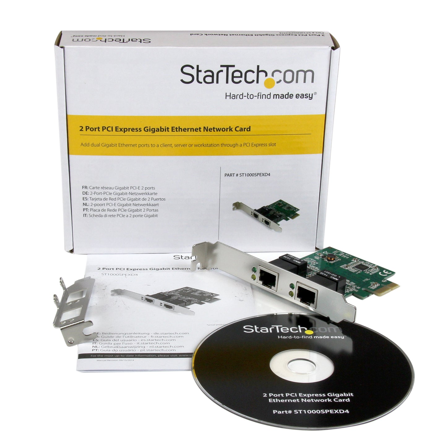 StarTech.com ST1000SPEXD4 tarjeta de red Interno 2000 Mbit/s