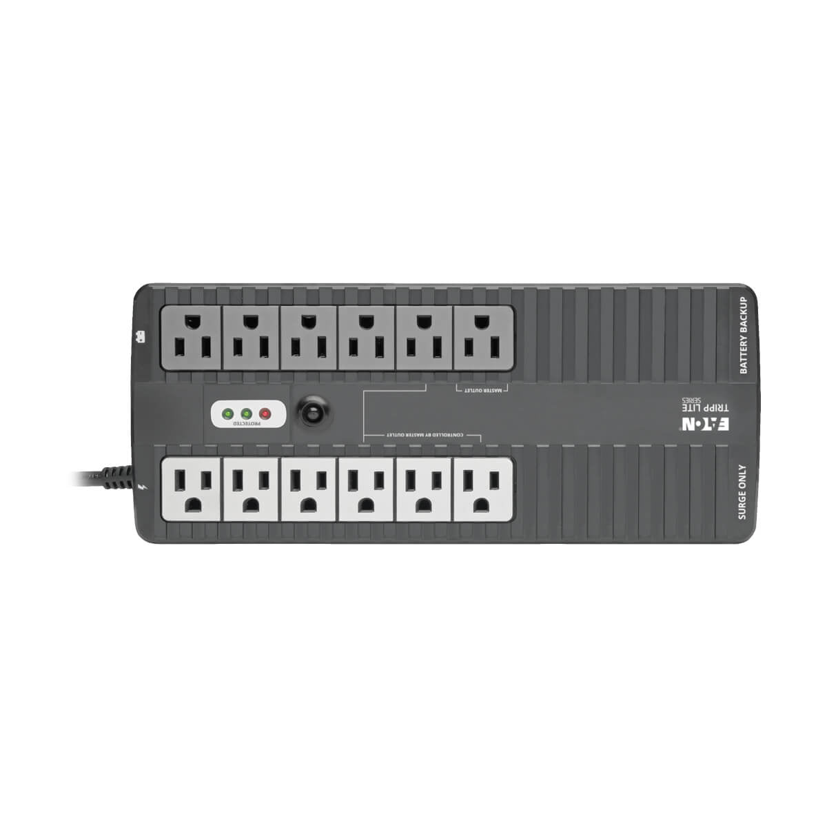 Tripp Lite ECO750UPS sistema de alimentación ininterrumpida (UPS) En espera (Fuera de línea) 0.75 kVA 12 salidas AC
