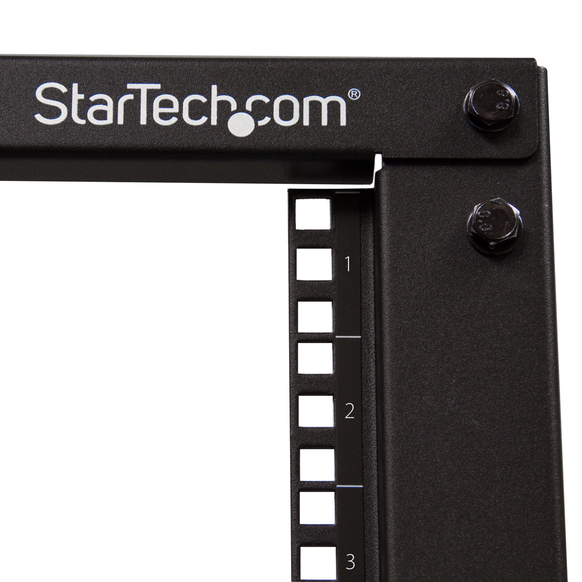 StarTech.com 4POSTRACK12U armario rack Rack o bastidor independiente Negro